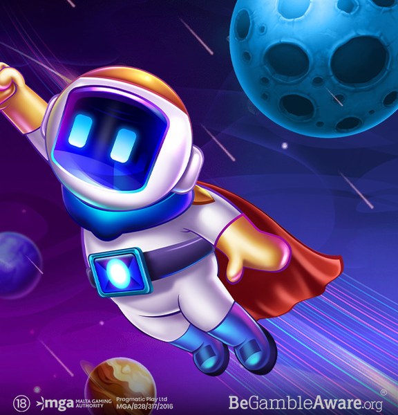 Spaceman crash game by Pragmatic Play - official art